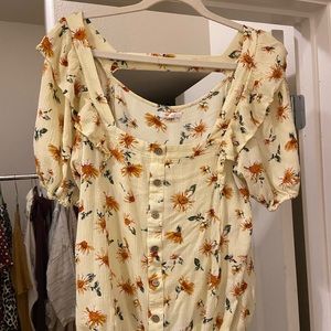 Maurices gently used floral top.